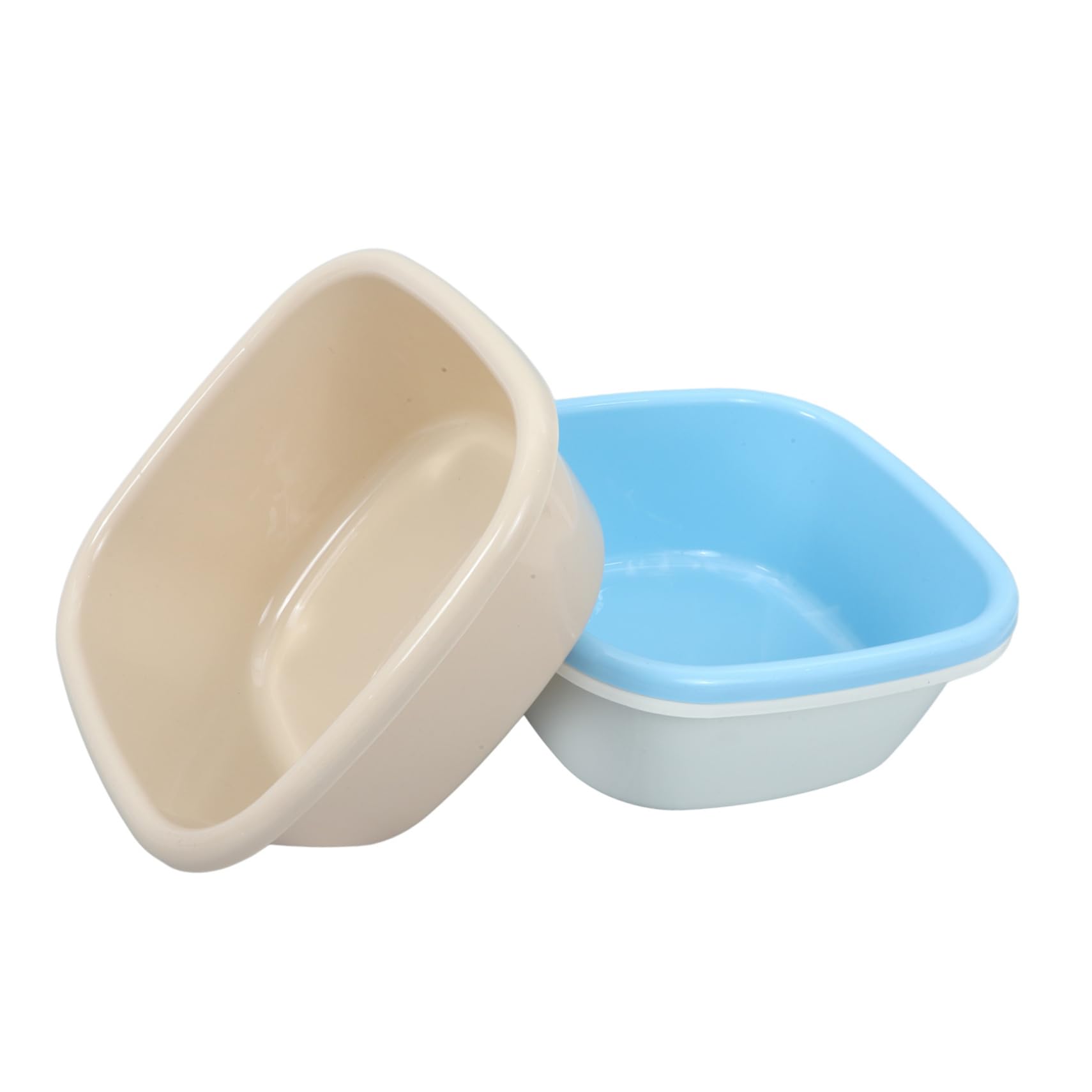 FOMIYES Elegant Pp Wash Basin Set 13.19x13.19x5.12in Large Bowl for Dishes Hand Washing Resistant to Bending Available in Multiple Colors