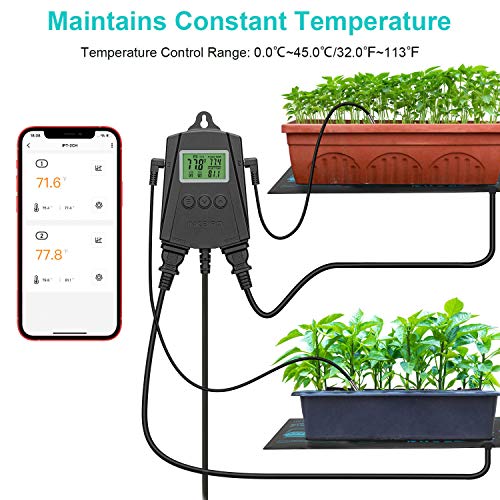 Inkbird BR-O9-9NGV-9S1Y Wifi Heat Mat Reptile Thermostat Controller Temperature Controller thumb #2