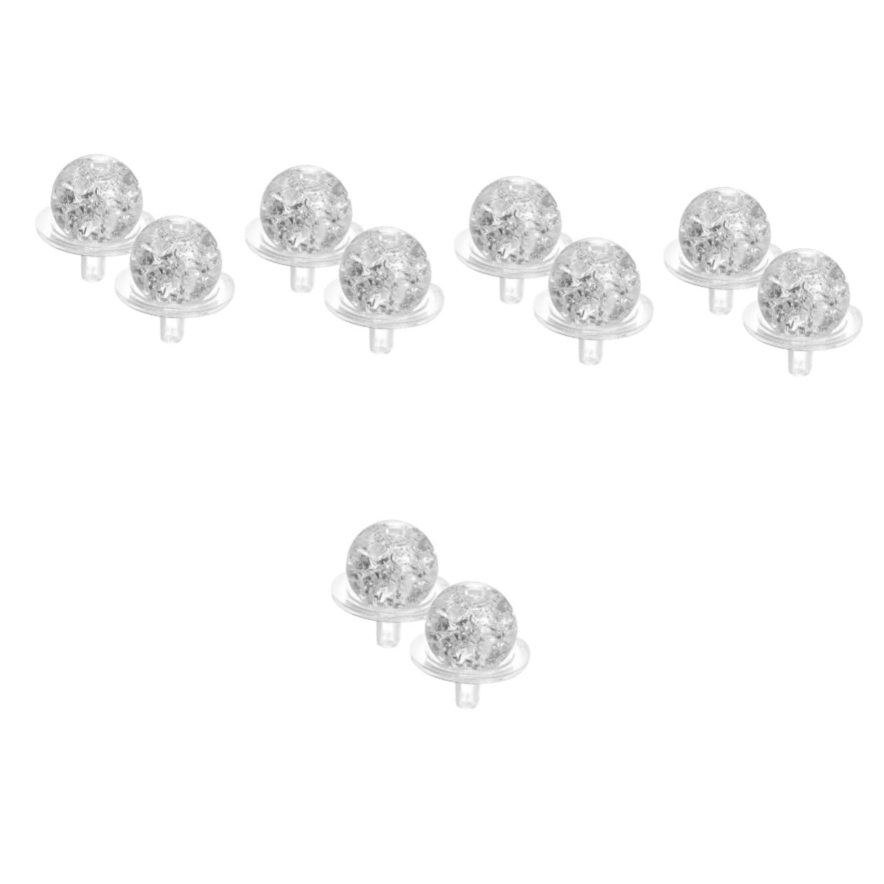 TOYANDONA 5 Sätze Glaskugel Deko Set mit Halterung Kugel und Halterungen für DIY Dekoration Aquarium Zubehör Kreative Tischdeko für Besondere Anlässe