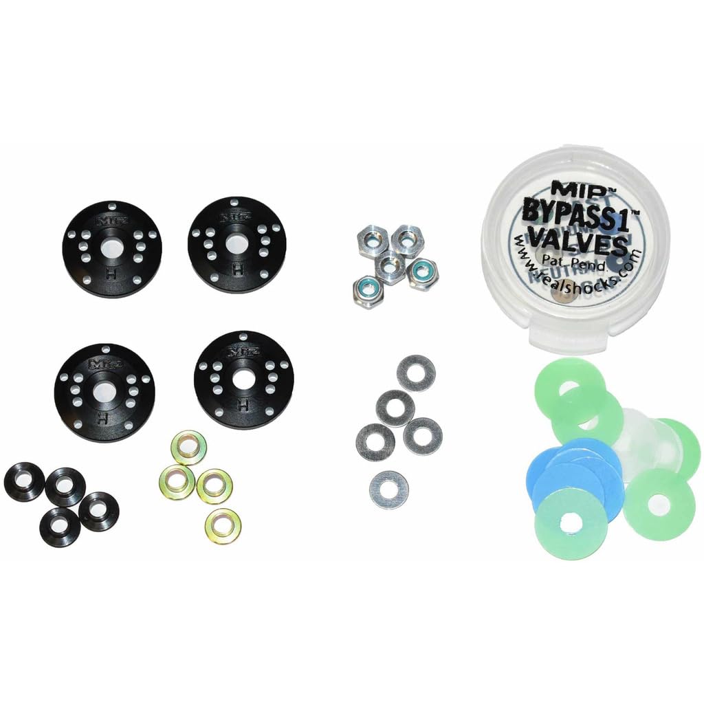 MIP 24405 Bypass1? Tapered Hi-Flow Piston Kit, 5-Hole x 1.3mm, 1/8th Scale