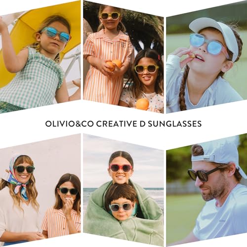OLIVIO&CO Kids Sunglasses Youth Beach Sun Glasses Lightweight TR90 Frame UV400 Polarized Outdoor Shades for Boys Junior2