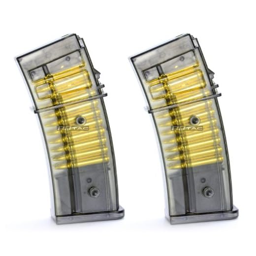 BBTac® Airsoft M85 Magazine for Double Eagle M85 Airsoft Gun Magazine, Two Pack Warranty