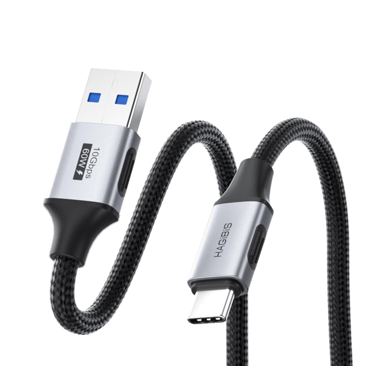 Hagibis USB-C Cable: 10Gbps Fast Charging -1