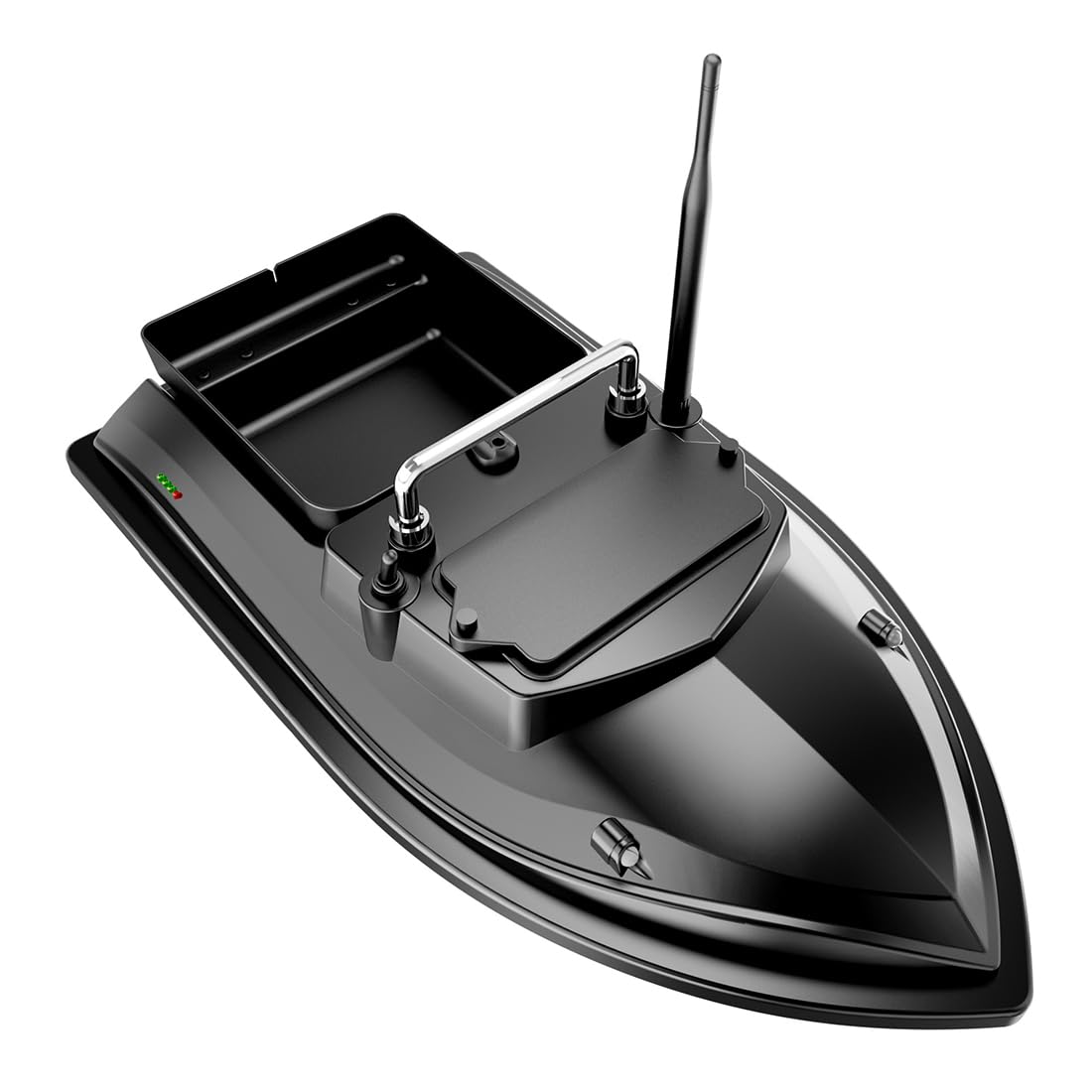 Barco de cebo RC para pesca de carpa, distancia de control remoto de 500 m con tolvas de cebo y luces, juguetes ideales y regalos para adultos