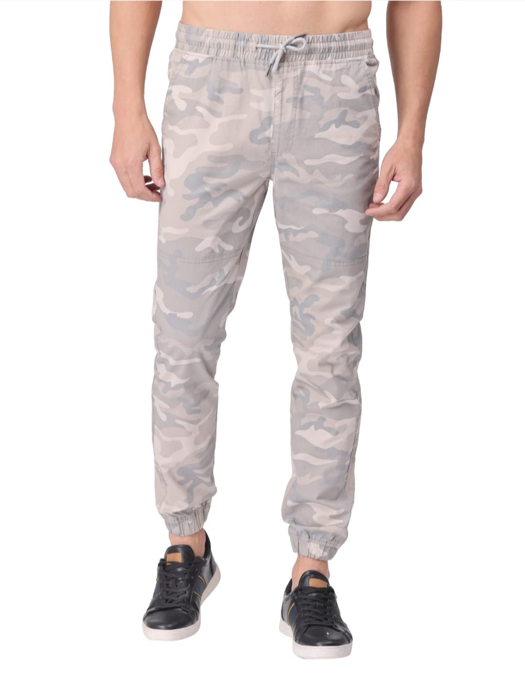 camo track pant beige
