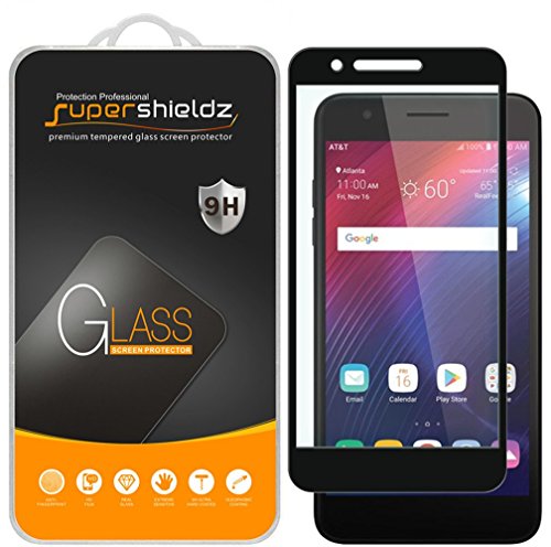 (2 Pack) Supershieldz Designed for LG (Harmony 2) Tempered Glass Screen Protector, 0.33mm, (Full Screen Coverage) Anti Scratch, Bubble Free (Black)