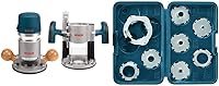 Vista 8 de BOSCH Kit combinado de herramientas de enrutador de madera 1617EVSPK con mesa de enrutador RA1171