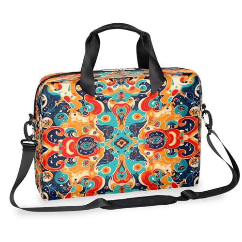 Bolso Maletín para Laptop 16 pulgadas Rojo Azul miniatura 1