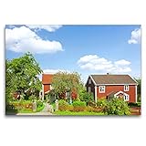 Premium Textil-Leinwand 120 x 80 cm Quer-Format Sevedstorp, 