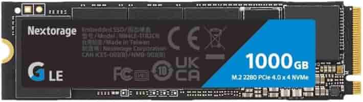 Amazon | Nextorage 1TB SSD 内蔵 M.2 2280 PCIe Gen 4.0 x 4