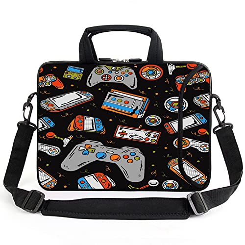 13.3" Laptop Bag Adjustable Shoulder Strap with Handle Accessory Pocket fits 11.6" 12" 12.1" 13" 13.3" Laptops (Games)2