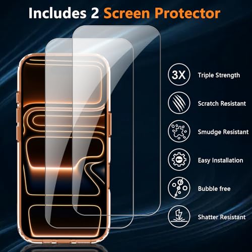 Coque iPhone 17 Pro Max MagSafe KPPIT antichoc pour éviter les rayures et bris d'écran