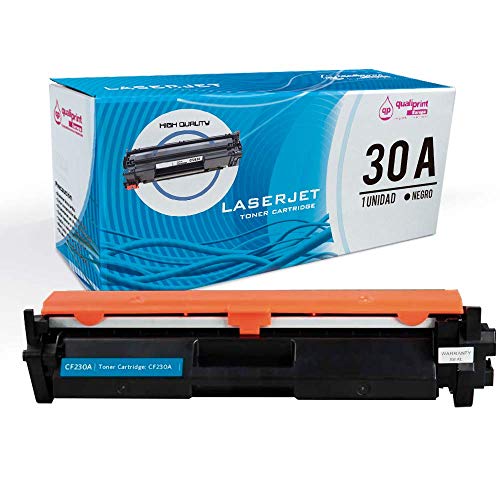 QP230A Cartucho de Toner Compatible con HP CF230A 30A y impresoras HP Laserjet Pro MFP M227fdw M203dw M227fdn M203dn M203d M227sdn M227 M203