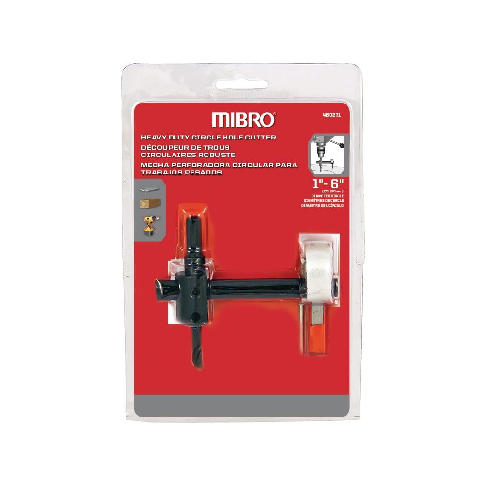 Mibro 460271 réglable Cercle trou Cutter