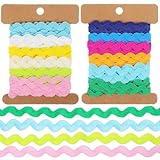 Supvox Ruban Ondulé En Forme De S 6 Couleurs 6 Yards Ruban Fantaisie Couture Pour Accessoires VêTements Diy Ceintures Shorts Jupes