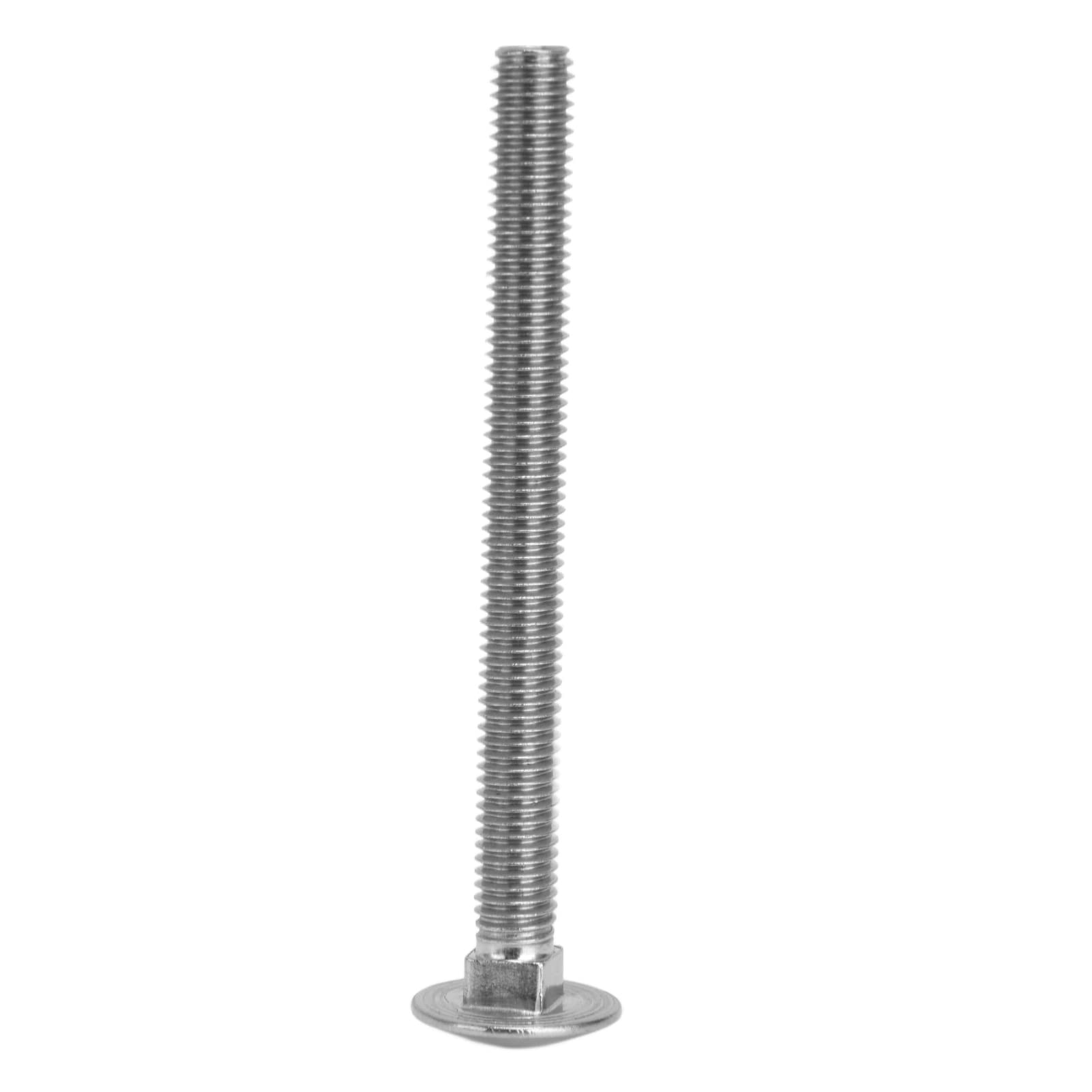 Bulloni A Testa Tonda 26 Pezzi, Acciaio Zincato, 1/2-13 X 8 Pollici, Per Carrelli
