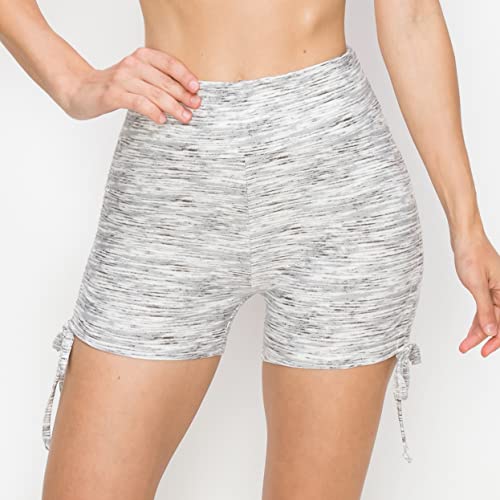 Image of ALWAYS Faux Leather Shorts - High Waist Active Stretch Yoga Short Pants for Women