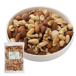 アイリスプラザ ナッツ 塩味 5種 850g 素焼き (アーモンド カシューナッツ くるみ マカダミアナッツ ピーナッツ)ミックスナッツ 有塩 オメガ3脂肪酸 おつまみ