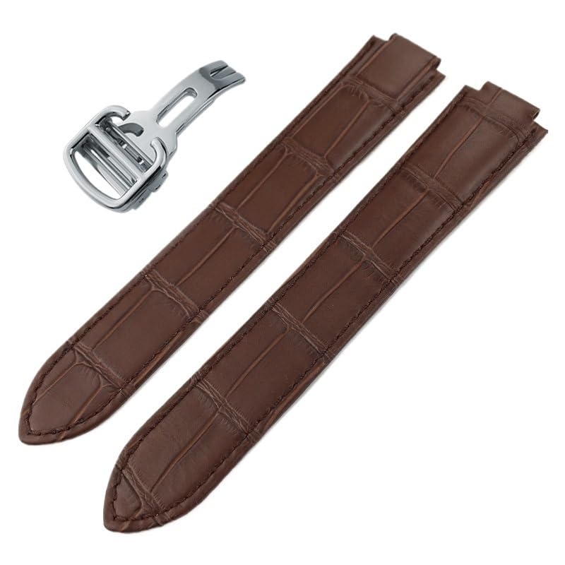 Bracelet en cuir de vachette haut de gamme pour montre type Ballon Bleu
