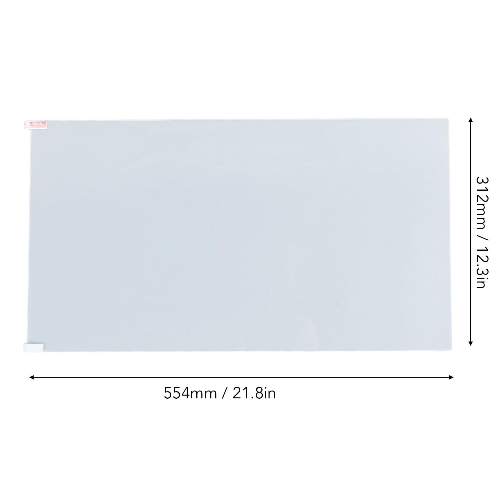 Protector de Pantalla de Computadora con Bloqueo de Luz Azul, Antiarañazos, 25 Pulgadas, para la Salud y Comodidad de los Ojos con Material PET