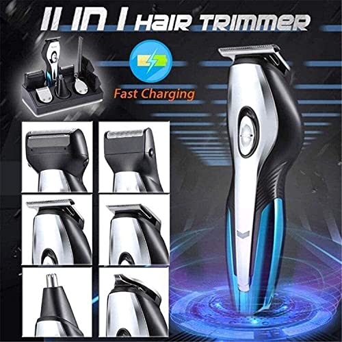 Hair-Clippers-for-Men-Cordless-Rechargeable-Hair-Trimmer-Professional-Haircut-Set-11-in-1-Hair-Clipper-Electric-Razor-Beard-Trimmer-Mens-Shaving-Machine-Nose-Trimmer