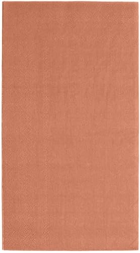 Miniatura 7 de Efavormart 50 Pack  Servilletas de papel para cena de 2 capas suaves color terracota, servilletas desechables para recepción de boda, cóctel y