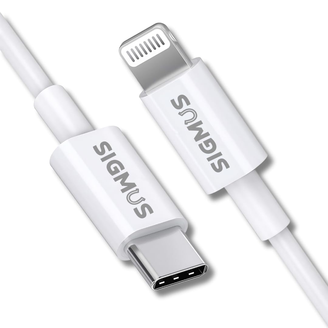 See full amazon price history chart for SIGMUS Type C TO Lightning Fast Charging Cable, 2.2 AMP, Tough and Durable, 3.3 Feet (1.2 Meter) - White (Compitable With 14/13/12/12 PRO Max/12 Mini/11/11 PRO/XS/Max/XR/X/8/8Plus/ipad & More. SIGMUS Type C TO Lightning Fast Charging Cable, 2.2 AMP, Tough and Durable, 3.3 Feet (1.2 Meter) - White (Compitable With 14/13/12/12 PRO Max/12 Mini/11/11 PRO/XS/Max/XR/X/8/8Plus/ipad & More. (B0D6GN83H2) Amazon Price History, Amazon Price Tracker