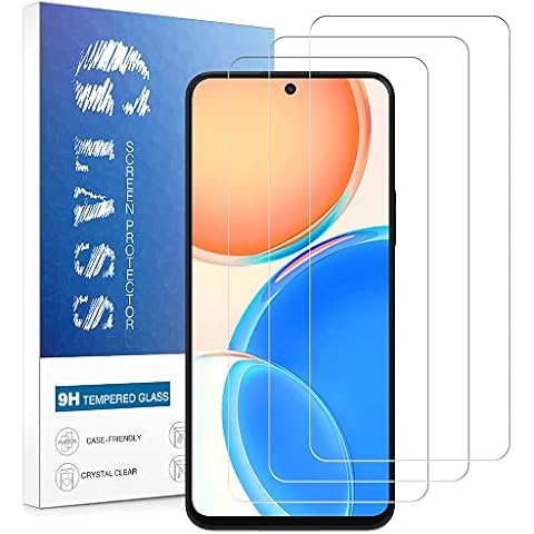 Beukei 3 Pack Screen Protector for Honor X8, Tempered Glass, [Ultrasonic Fingerprint Support] [9 Hardness] [Anti-Bubble] Scratch Resistant for Honor X8 Glass Film Cover