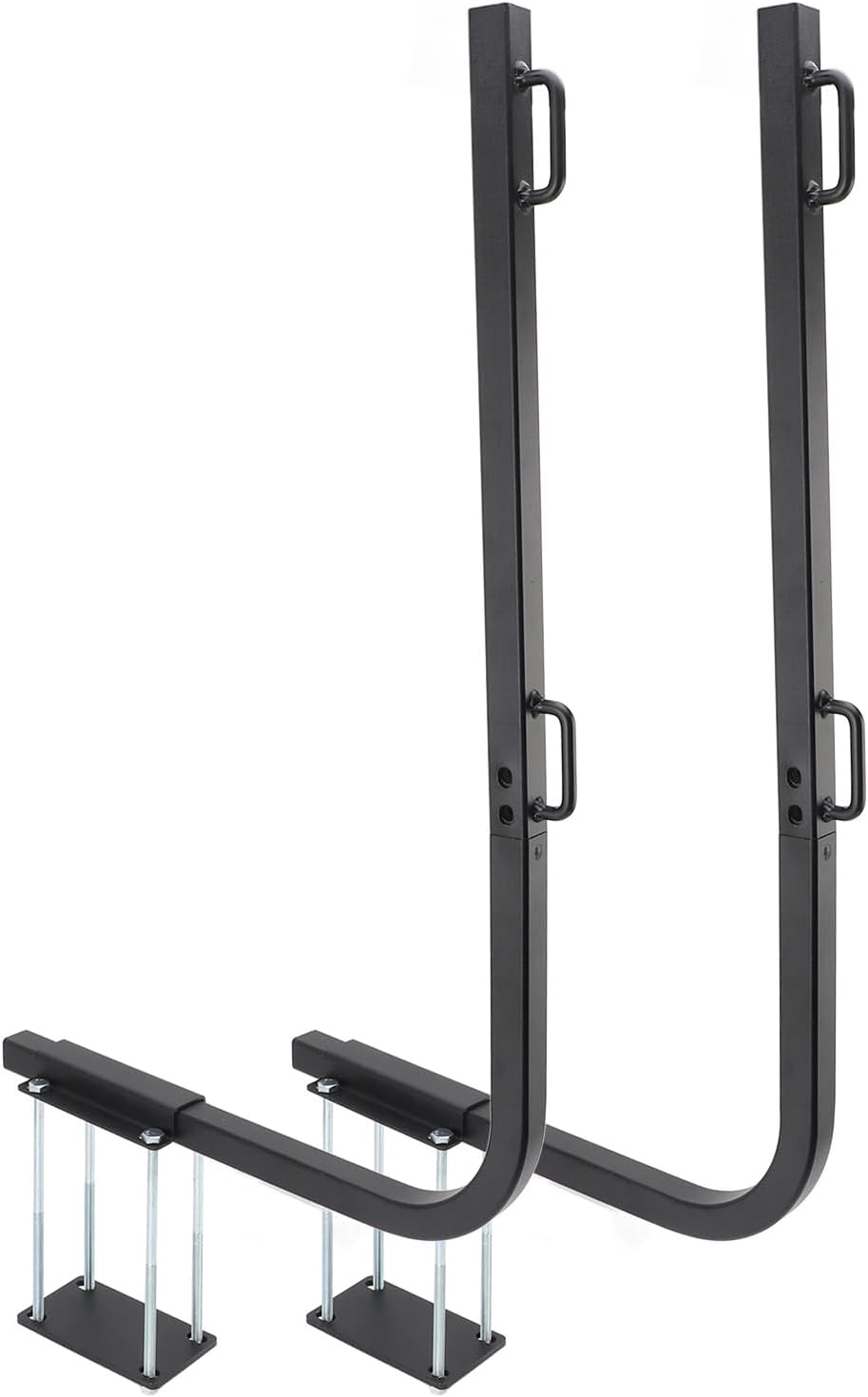 RV Bumper Mount Tote Tank Carrier Dump Tote Tank Holder Bracket with Heavy Duty Strap for 4 to 4.5in Wide 3.6 to 6in High Bumpers