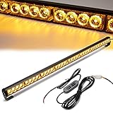 Led Strobe Lights 36 Inch Yellow Flashing Safety Warning Emergency Strobe Light Bar Caution Directio