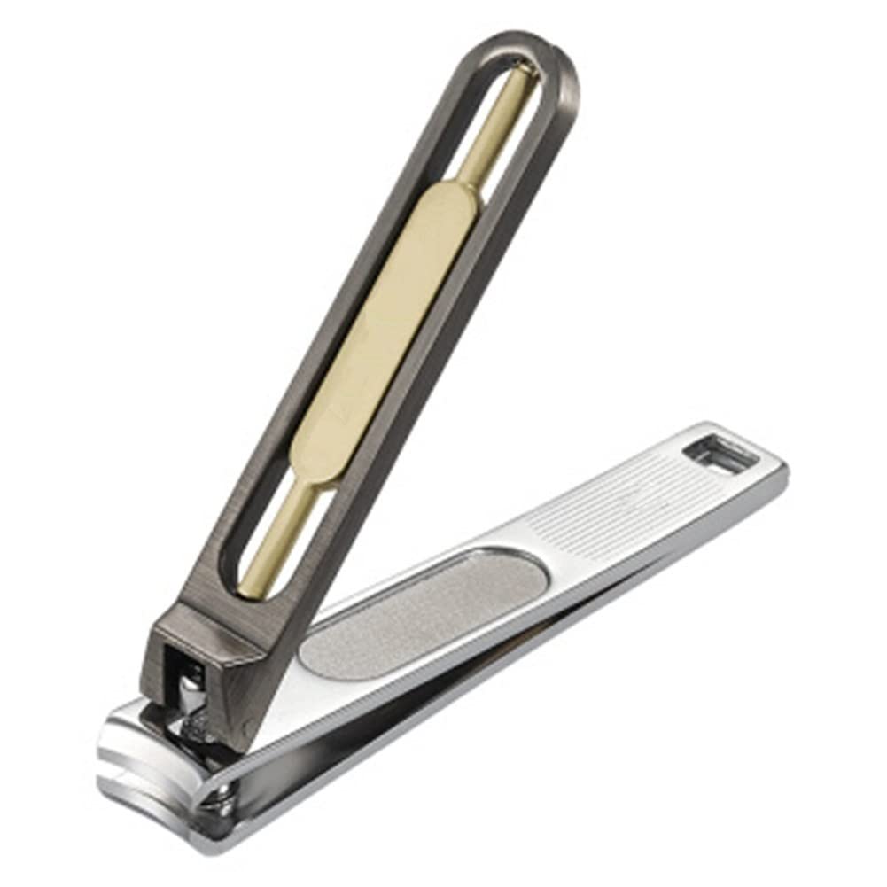 Cortaúñas de cabeza plana de acero al carbono grueso, cortador profesional para adultos, cortaúñas grandes, herramienta ergonómica de manicura