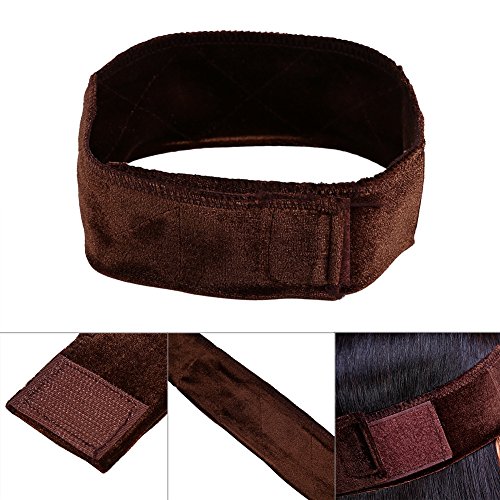ANKROYU Velvet Wig Grip Headband, Glueless Wig Grip Scarf, Non-Slip Elastic Wig Band for Women Adjustable Hairband for Wig - Image 4