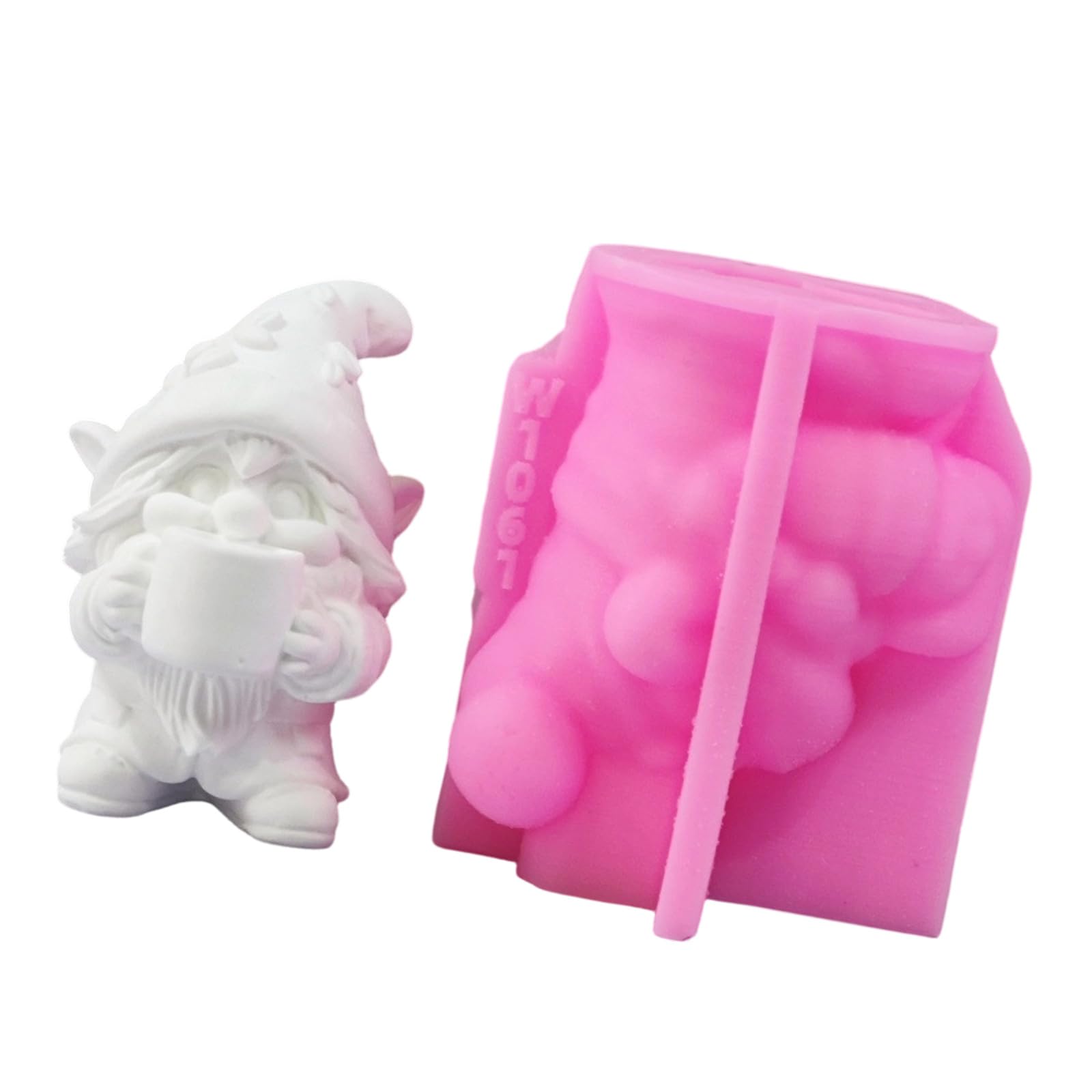 fexxkg Dwarf Figurine Silicone Mold Food Grade Silicone For Handmade Candle Soap Making Chocolate Baking Plaster Sculpture and