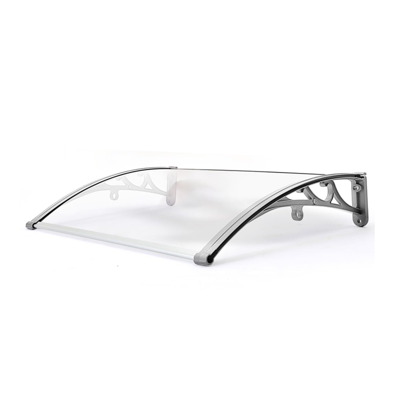 Auvent de fenêtre extérieur en polycarbonate premium et auvent de patio durable cadre alu