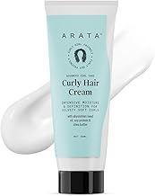 Arata Curl Cream For Dry, Frizzy, Wavy, Curly Hair | Reduces Frizz | Moisturises, Hydrates & Defines Curls | Velvety Soft Curls | Soy Protein & Shea Butter | No Paraben, Silicone | 50g x 1