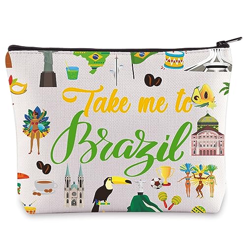 Trousse à cosmétiques de voyage Brésil le cadeau idéal pour fan de foot