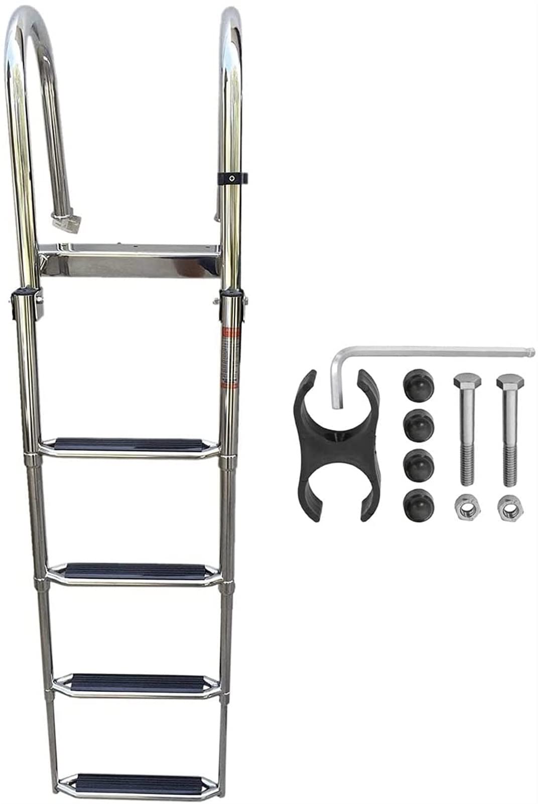 Buy HAO KEAI Stainless Steel Telescoping Boat Ladder Telescopic