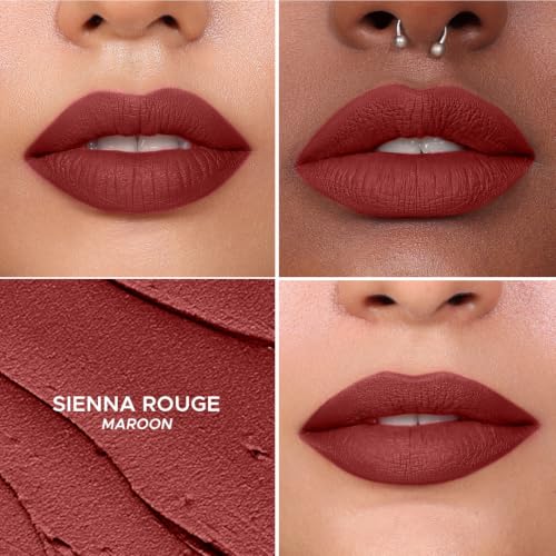 Image of Kiro Non-Stop Airy Matte Liquid Lipstick - Sienna Rouge, 5ml