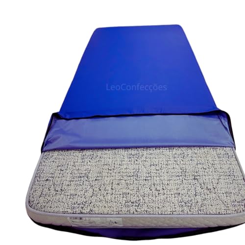 Genérico Capa Colchão colchonete Impermeável Hospitalar Protetor Cama Casal com zíper antialérgico (