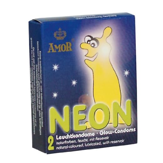 Profilattici Amor Neon 2 Pz