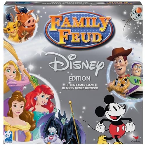 Family Feud Disney Edition Game for Adults, Families and Kids Ages 6 and up, by Spin Master