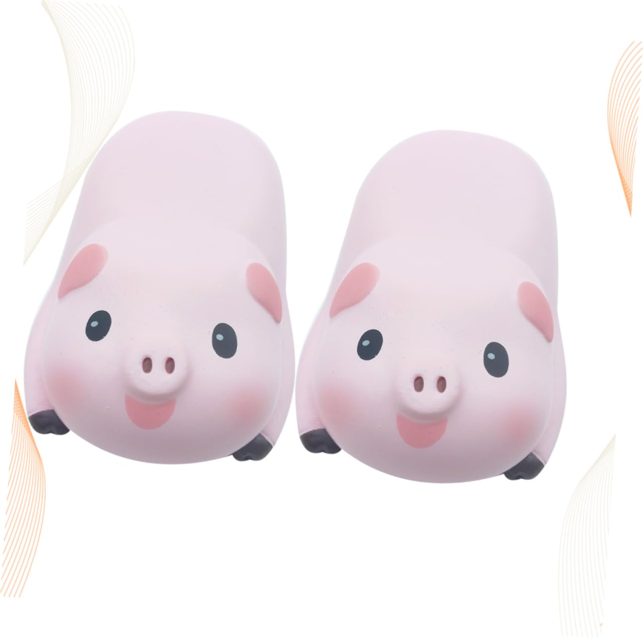 Ciieeo Lot De 3 Tapis De Souris En Coton À Mémoire De Forme En Forme De Cochon Support De Poignet Rembourrage En Gel Confortable Pour Le Bureau Et Les Jeux 2 Pièces X 3