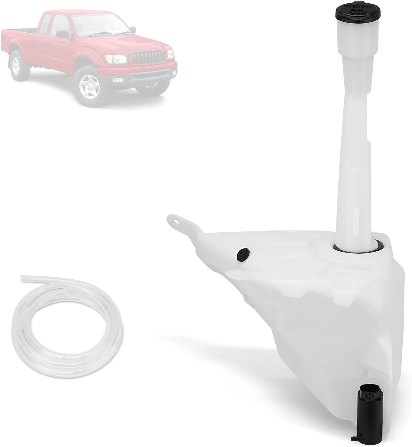 8531504060 Windshield Washer Reservoir with Cap, with Sensor Hole in Bottom Compatible with Toyota Tacoma 1998-2004, Washer Tank Replaces# TO1288184 85315-04060 12498759