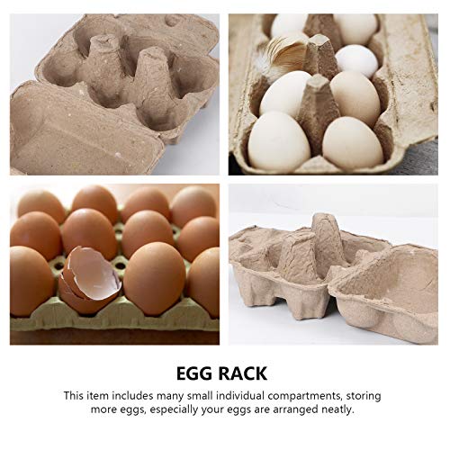 Balacoo TC22Q0517Q Egg Cartons - Paper Egg Tray Folding Egg Storage Box Egg Holder Portable Carton thumb #3