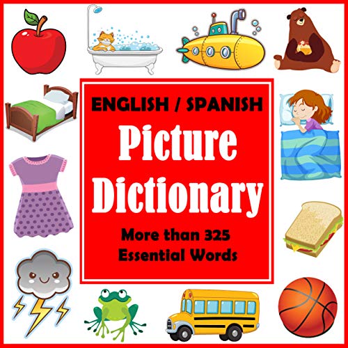 Amazon English Spanish Picture Dictionary First Spanish Word Book with More than 325