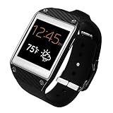 Skinomi® TechSkin - Samsung Galaxy Gear Screen Protector + Carbon Fiber Full Body Skin / Front & Back Premium HD Clear Film / Ultra Invisible and Anti Bubble Shield with Free Lifetime Replacement