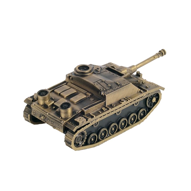 1:72 niemiecki Stug III Ausf.G szturmowy czołg z pistoletu szturmowego całkowicie metalowy model odlewany ciśnieniowo model wojskowy meble do ekspozycji (brązowy)