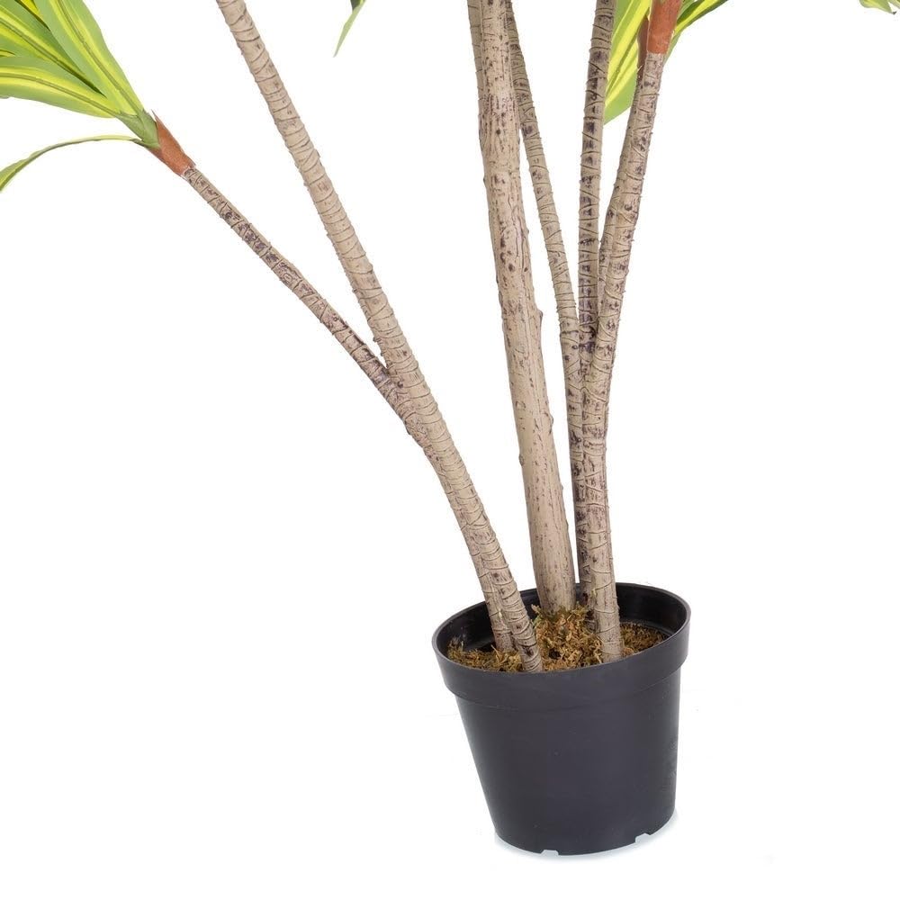 LOLAhome Planta Artificial Dracena para Interior y Exterior, 210 cm