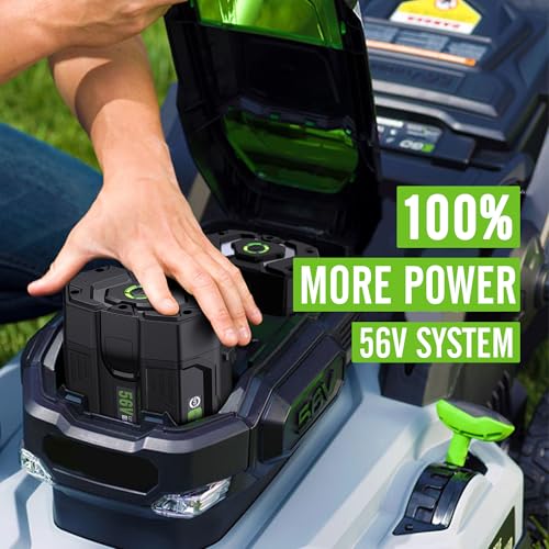 Image of Replacement for EGO 56V Battery 5.0Ah BA2800T BA2800 Compatible with All Power 56V EGO Power+ Tools, Battery with Upgraded Fuel Gauge