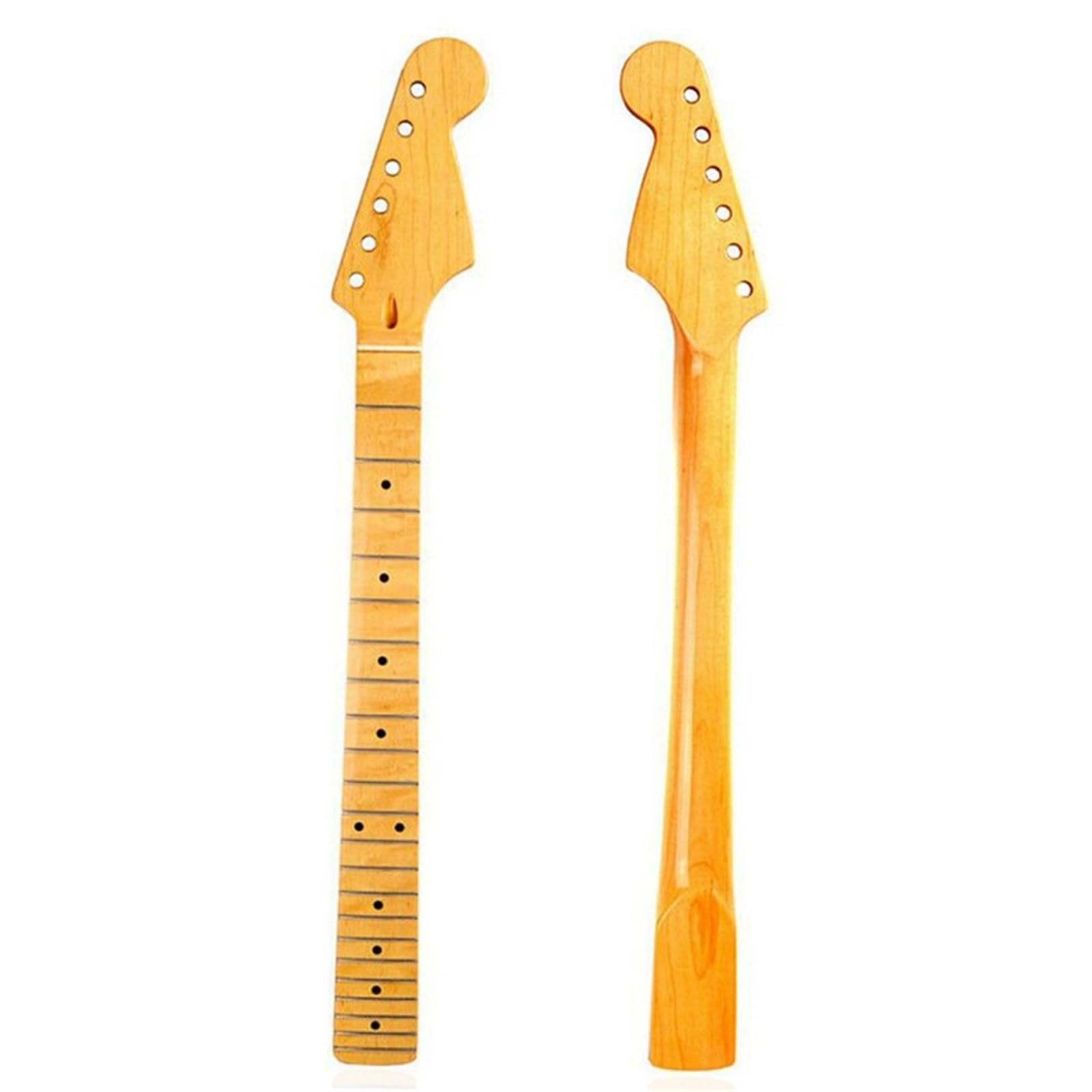 DIY Guitar Necks 22 Fret Maple Neck Fingerboard For ST Electric Guitar